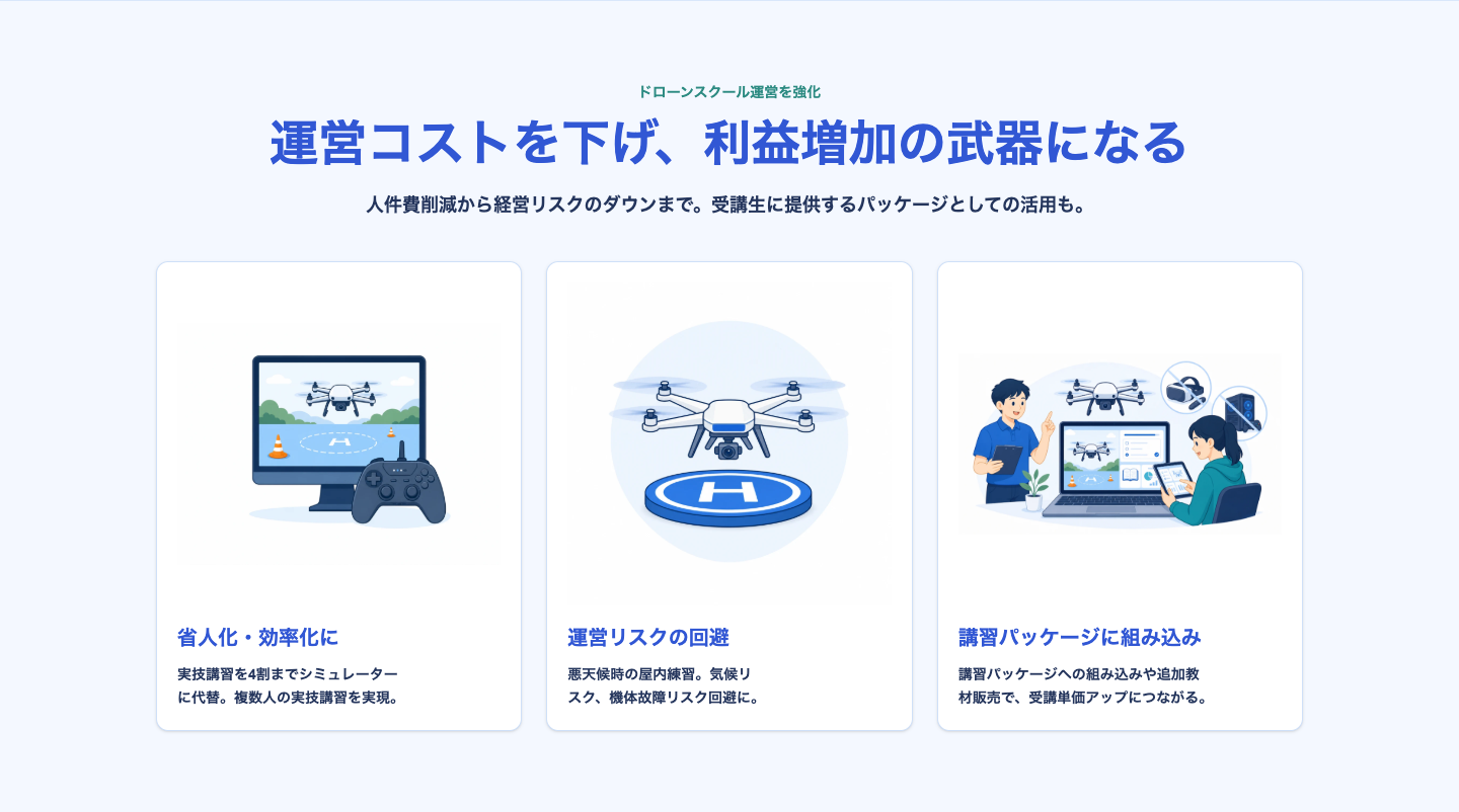 スクール運営の効率化メリット